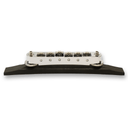 Archtop Roller Tune - O - Matic Ebony Base Stainless Steel Bridge (Various Finishes) - Parts - WM Guitars