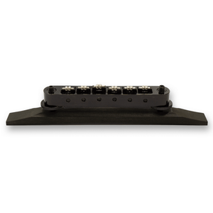 Archtop Roller Tune - O - Matic Ebony Base Stainless Steel Bridge (Various Finishes) - Parts - WM Guitars