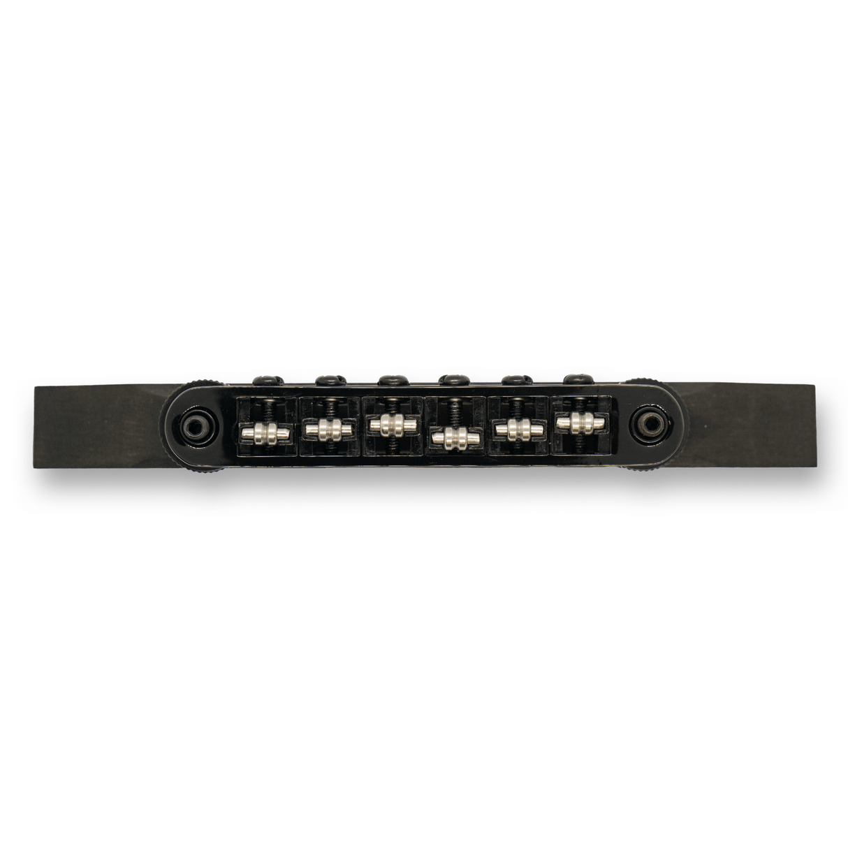 Archtop Roller Tune - O - Matic Ebony Base Stainless Steel Bridge (Various Finishes) - Parts - WM Guitars