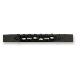 Archtop Roller Tune - O - Matic Ebony Base Stainless Steel Bridge (Various Finishes) - Parts - WM Guitars