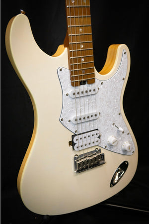Aria Pro II 714 MkII Nashville Marble White Electric Guitar - Electric Guitars - Aria