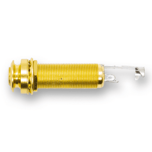 Barrel Jack Socket for Acoustic Guitar Endpin with Strap Nut (Various Finishes) - Parts - WM Guitars