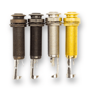 Barrel Jack Socket for Acoustic Guitar Endpin with Strap Nut (Various Finishes) - Parts - WM Guitars
