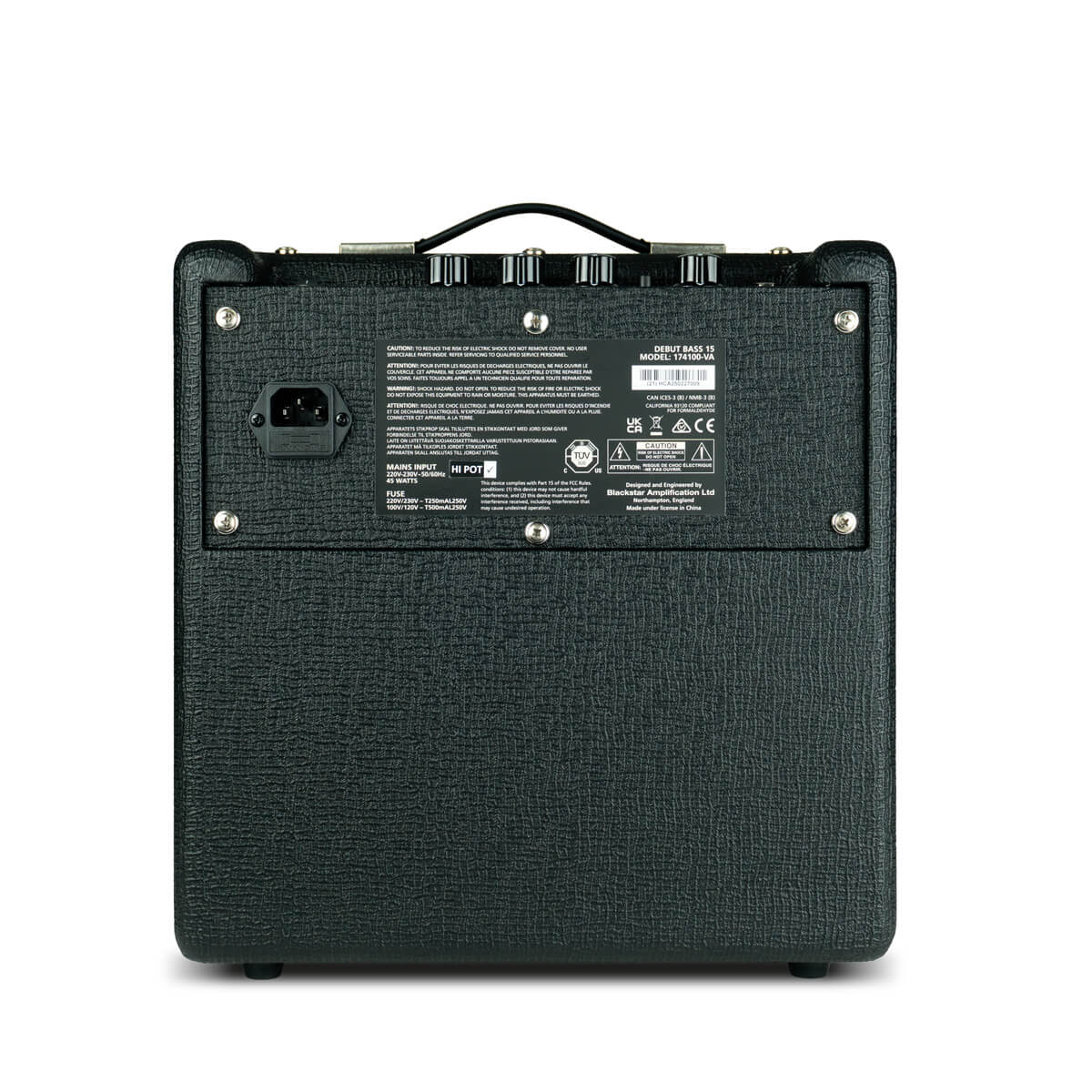 Blackstar Debut Bass 15 Combo Amp - Amps - Blackstar