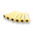 Bone Bridge Pins x6 (Unbleached, Brass Ring & Large Red Rosewood Dot) - Parts - WM Guitars
