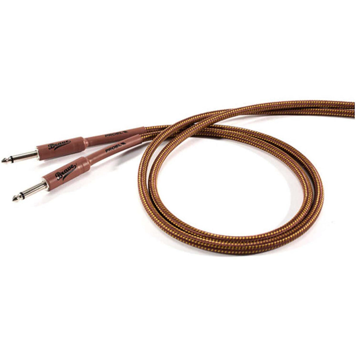 Brave Series Instrument Cables (Brown & Yellow) - Cables - Proel