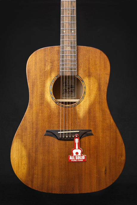 Bromo BAR1HM Acoustic Guitar – All Solid Mahogany Dreadnought - Acoustic Guitars - Bromo