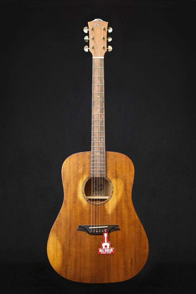 Bromo BAR1HM Acoustic Guitar – All Solid Mahogany Dreadnought - Acoustic Guitars - Bromo