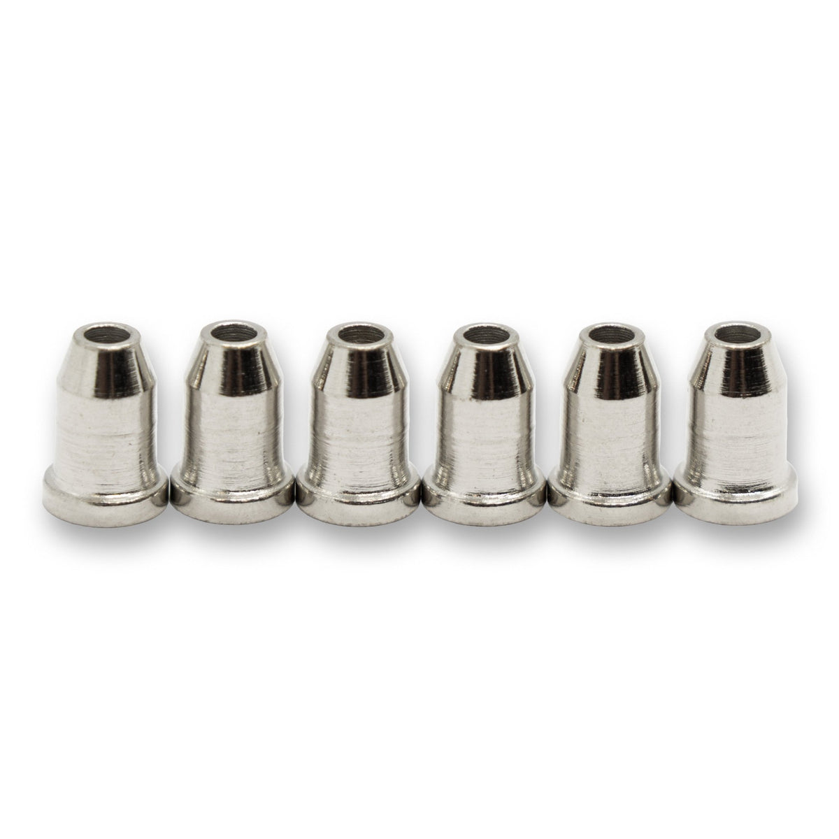 Conical String Through Ferrules x6 (Various Finishes) – WM Guitars