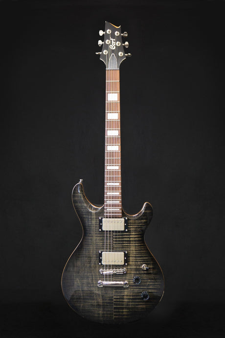 Cort M600 Electric Guitar Trans Black - Electric Guitars - Cort