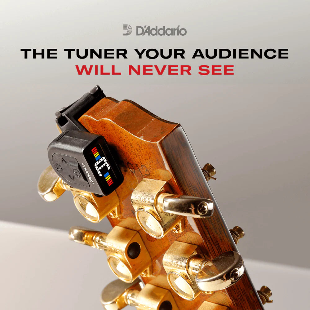D'Addario Micro Rechargable Headstock Tuner