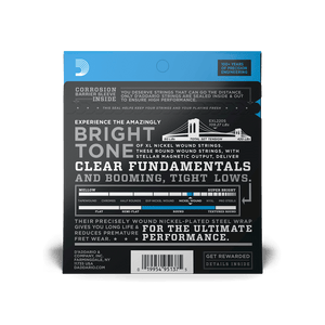 D'Addario EXL220S Nickel Wound Short Scale Super Light Gauge .40 - .95 - Bass Strings - D'Addario