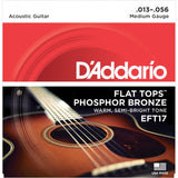 D'Addario Flat Tops Phosphor Bronze Acoustic Strings - Strings - D'Addario