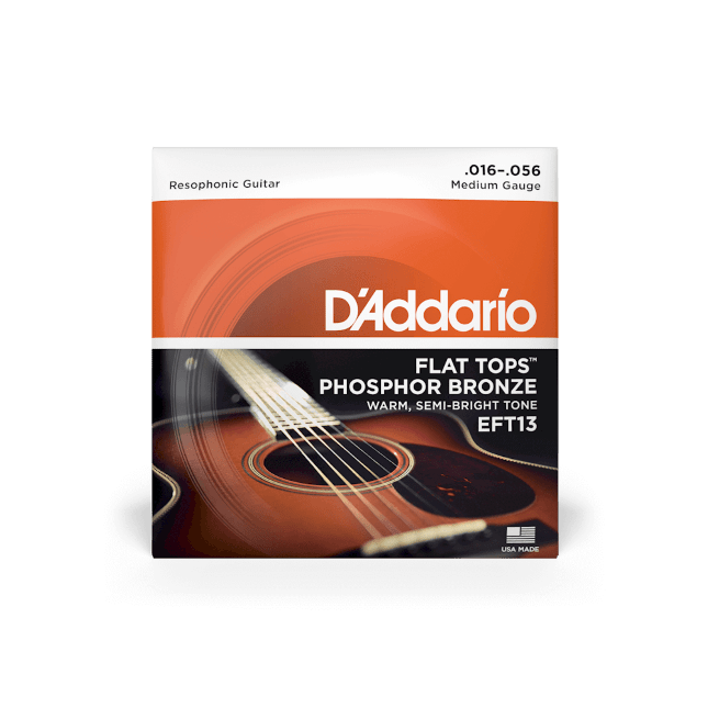 D'Addario Flat Tops Phosphor Bronze Acoustic Strings - Strings - D'Addario