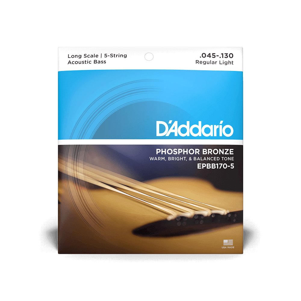 D'Addario Phospher Bronze Acoustic Bass Guitar Strings - Bass Strings - D'Addario