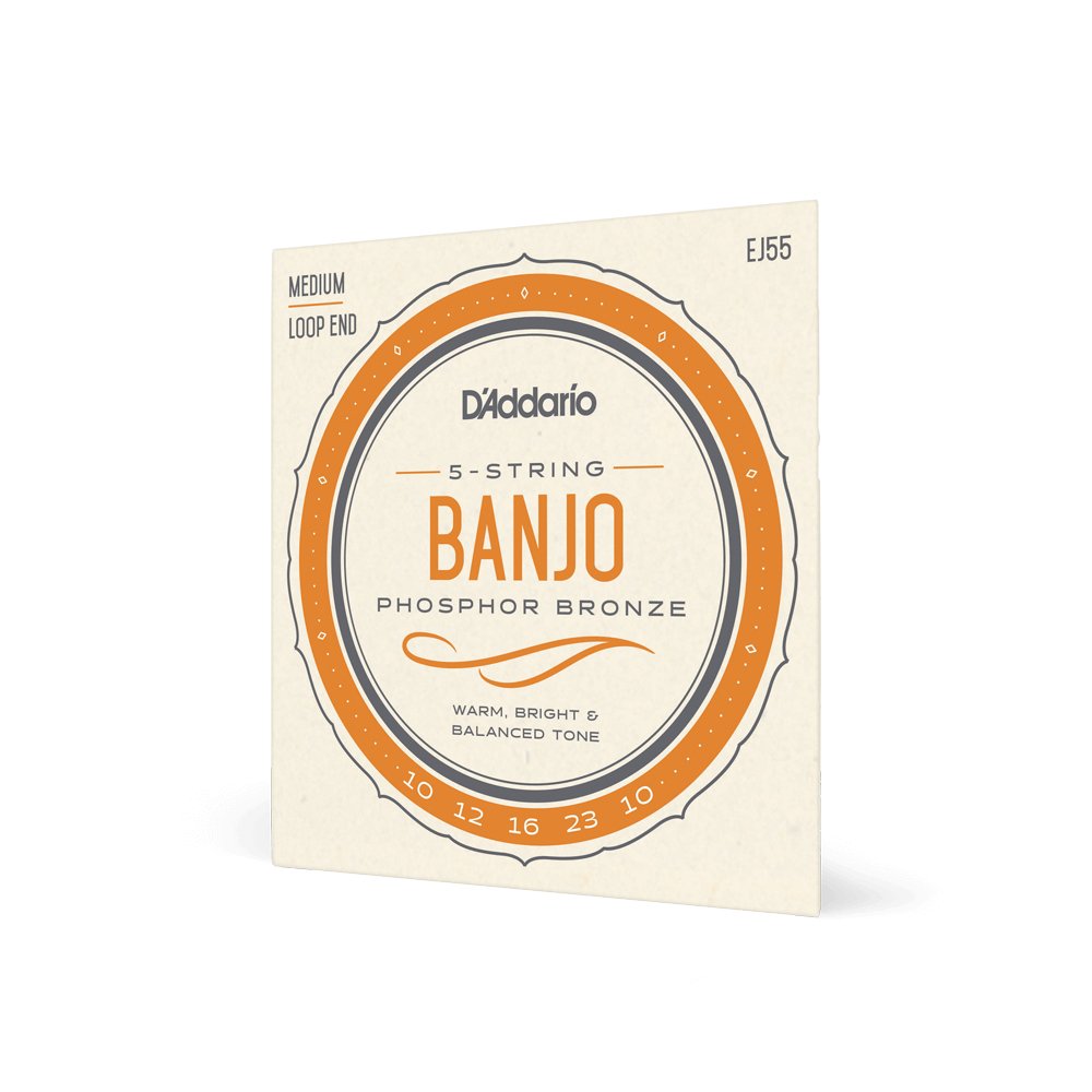 D'Addario Phosphor Bronze Banjo Strings - Loop End - Banjo Strings - D'Addario