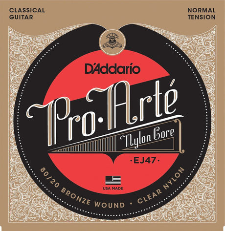D'Addario Pro-Arté Nylon 80/20 Bronze Classical Guitar Strings - Strings - D'Addario