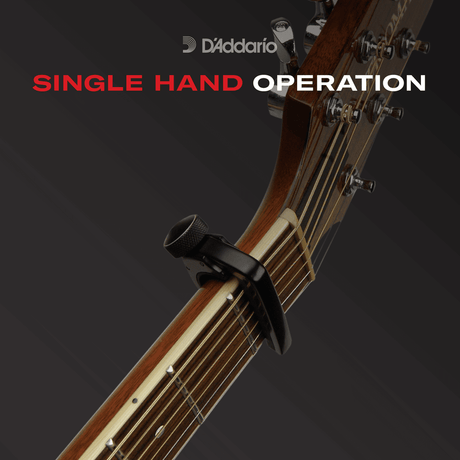 D'Addario Pro Plus Capo (Black) - Capos - D'Addario