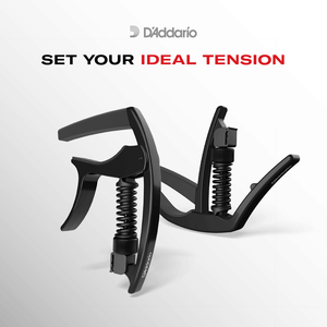 D'Addario Tri Action Capo (Black) - Capos - D'Addario