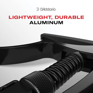 D'Addario Tri Action Capo (Black) - Capos - D'Addario