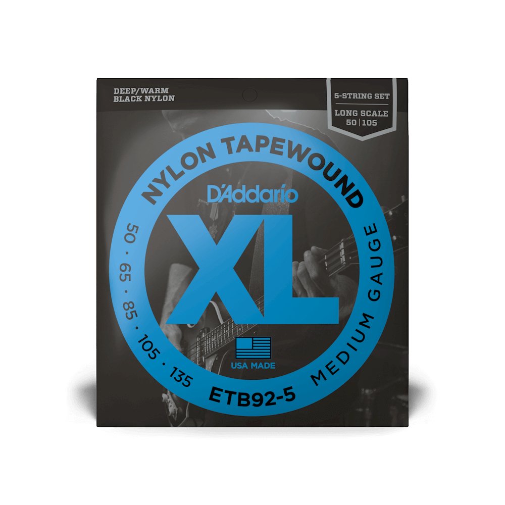 D'Addario XL Nylon Tapewound Bass Strings - Bass Strings - D'Addario