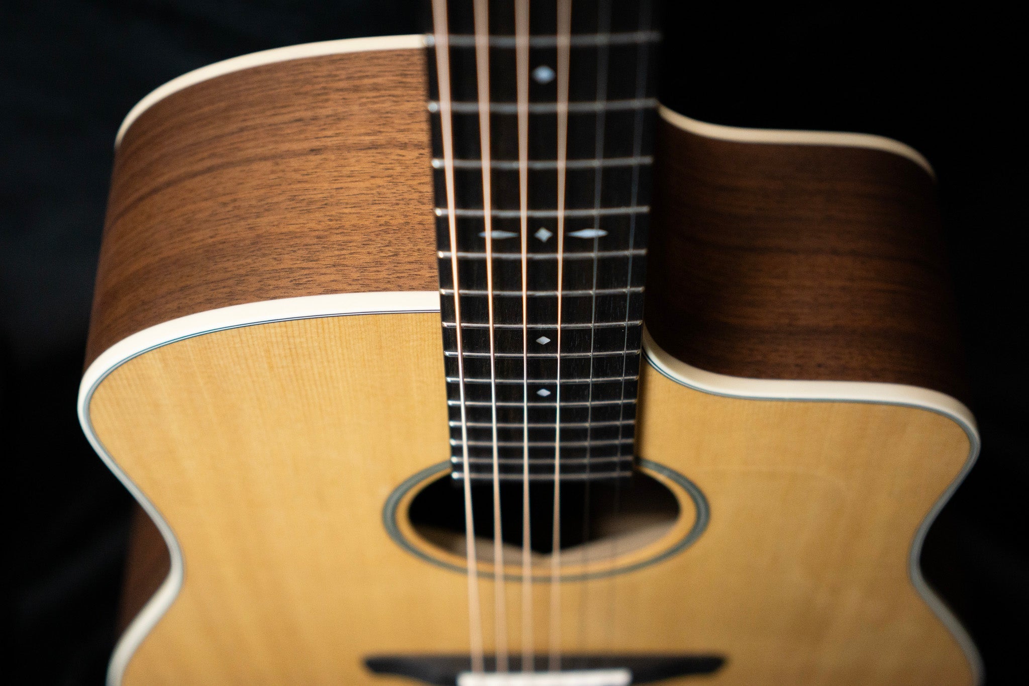 Dowina Bohemian DC TS Vintage Series Acoustic Guitar (Torrified Spruce & Walnut) - Acoustic Guitars - Dowina