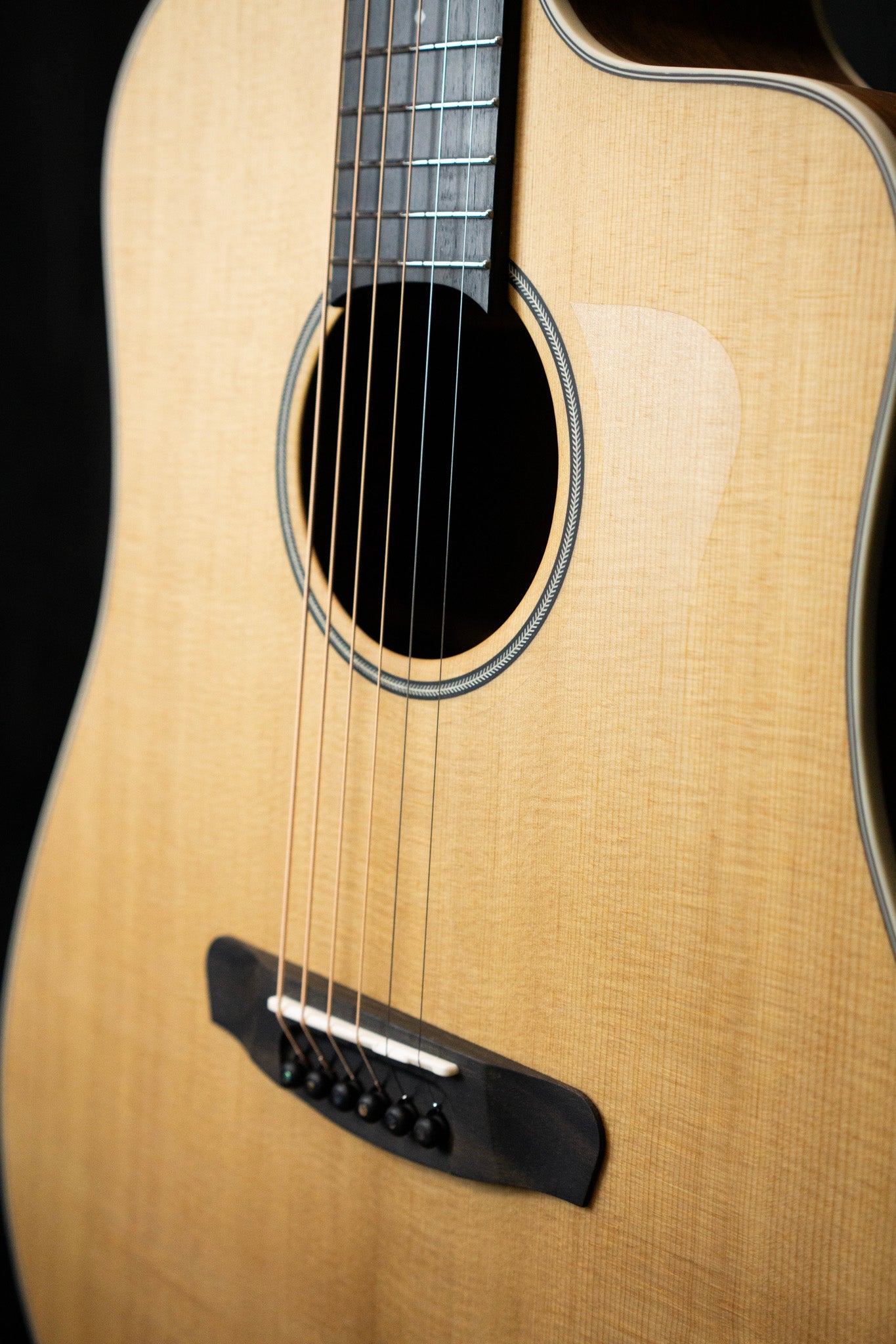 Dowina Bohemian DC TS Vintage Series Acoustic Guitar (Torrified Spruce & Walnut) - Acoustic Guitars - Dowina