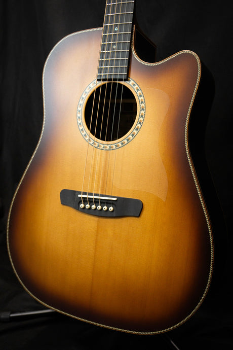 Dowina Danubius DCE Light Burst Antique Series Electro - Acoustic Guitar - Acoustic Guitars - Dowina