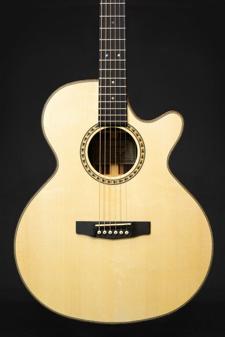 Dowina Danubius GAC Dolomite Spruce Antique Series Acoustic Guitar - Acoustic Guitars - Dowina
