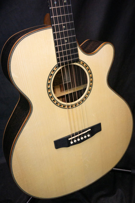 Dowina Danubius GAC Dolomite Spruce Antique Series Acoustic Guitar - Acoustic Guitars - Dowina