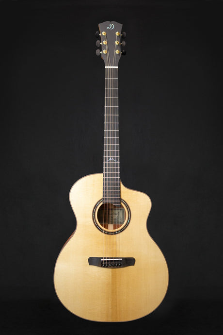 Dowina Macacanba GAC TS Vintage Series Acoustic Guitar (Torrified Spruce & Macacanba) - Acoustic Guitars - Dowina