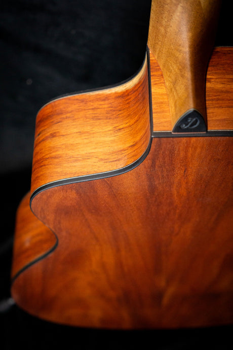 Dowina Macacanba GAC TS Vintage Series Acoustic Guitar (Torrified Spruce & Macacanba) - Acoustic Guitars - Dowina
