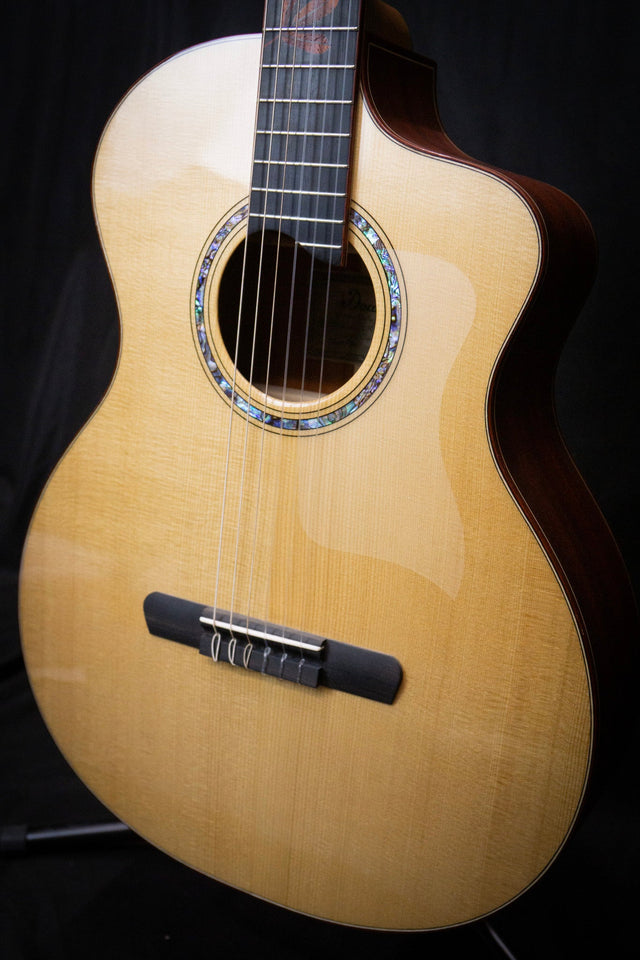 Dowina Padauk HC Master Series Hybrid Guitar (Thermo Cured Swiss Spruce & Padauk) - Acoustic Guitars - Dowina