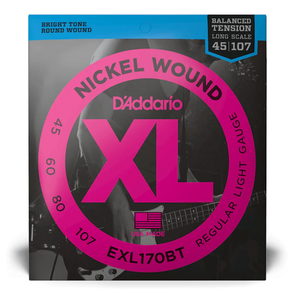 D'Addario XL Nickel Wound Bass Strings