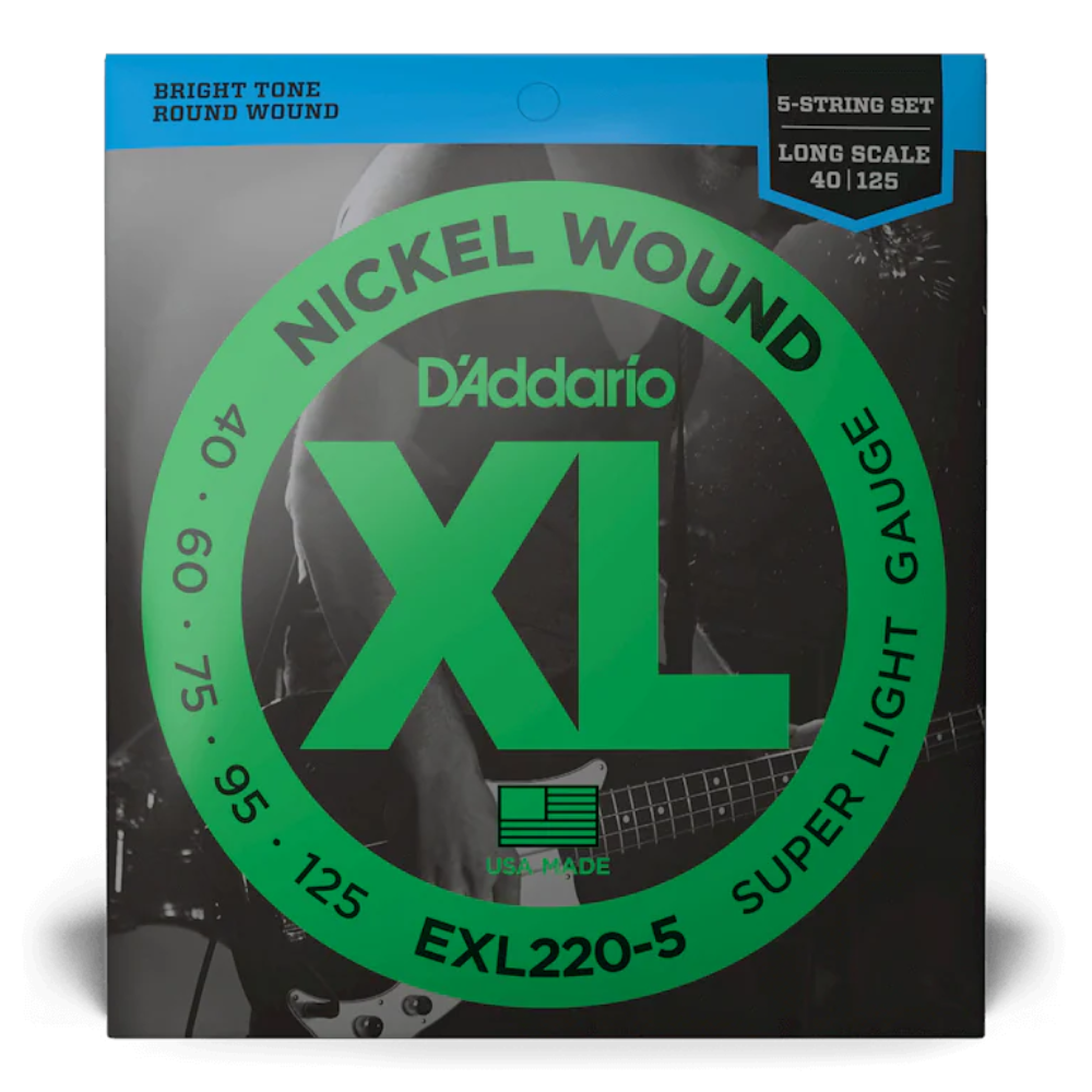 D'Addario XL Nickel Wound Bass Strings