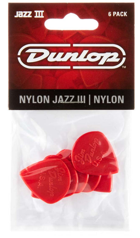 Dunlop JAZZ III Picks (6 Pack) - Picks - Dunlop