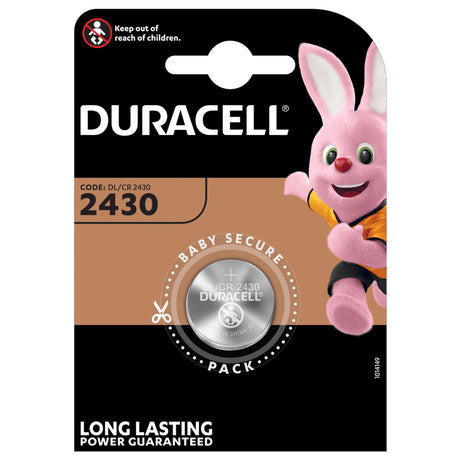 Duracell DL2430 CR2430 Battery - Batteries - Duracell