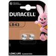 Duracell LR43 Batteries 186 V12GA (2 Pack) - Batteries - Duracell