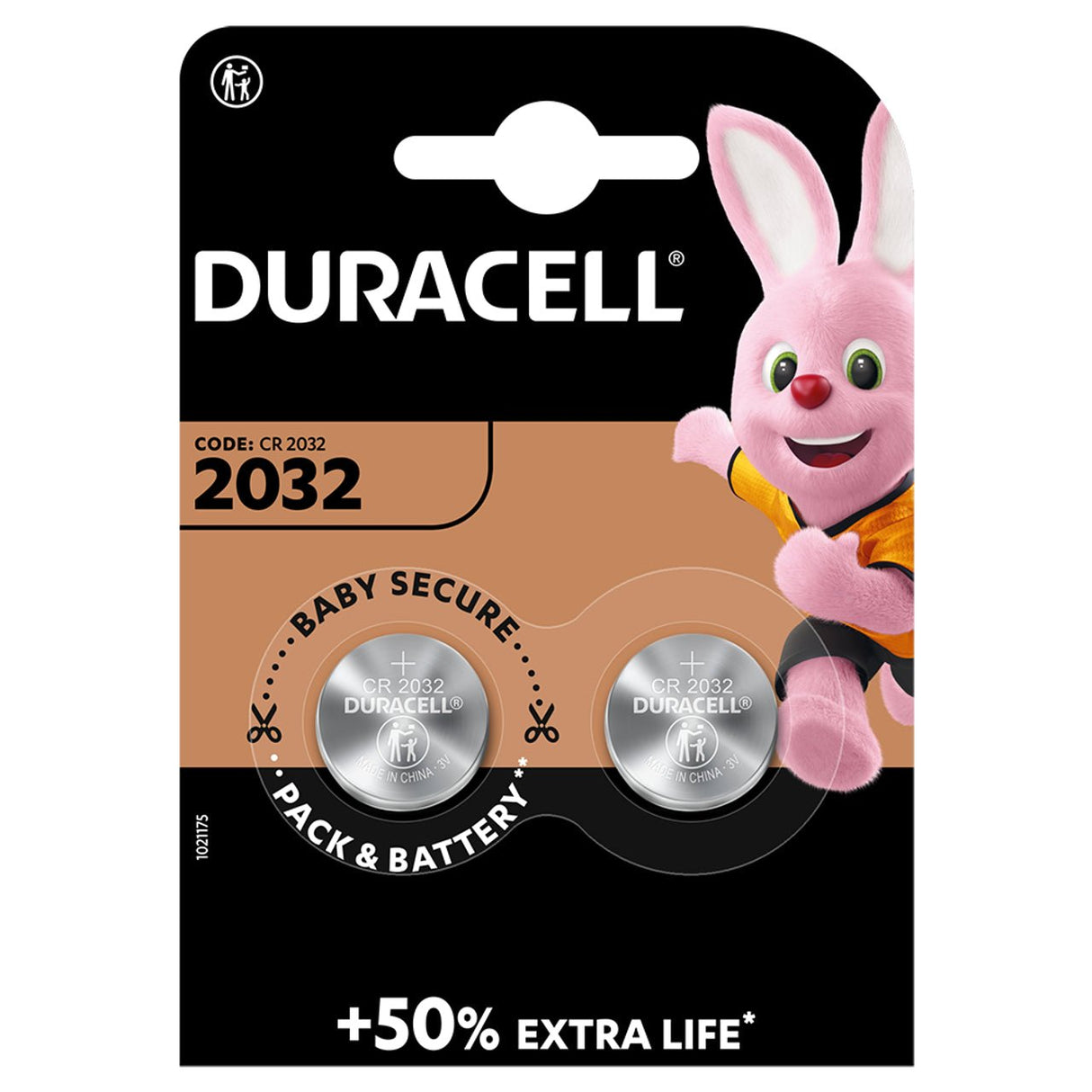 Duracell Procell Industrial CR2032 Cell 2pack - Batteries - Duracell