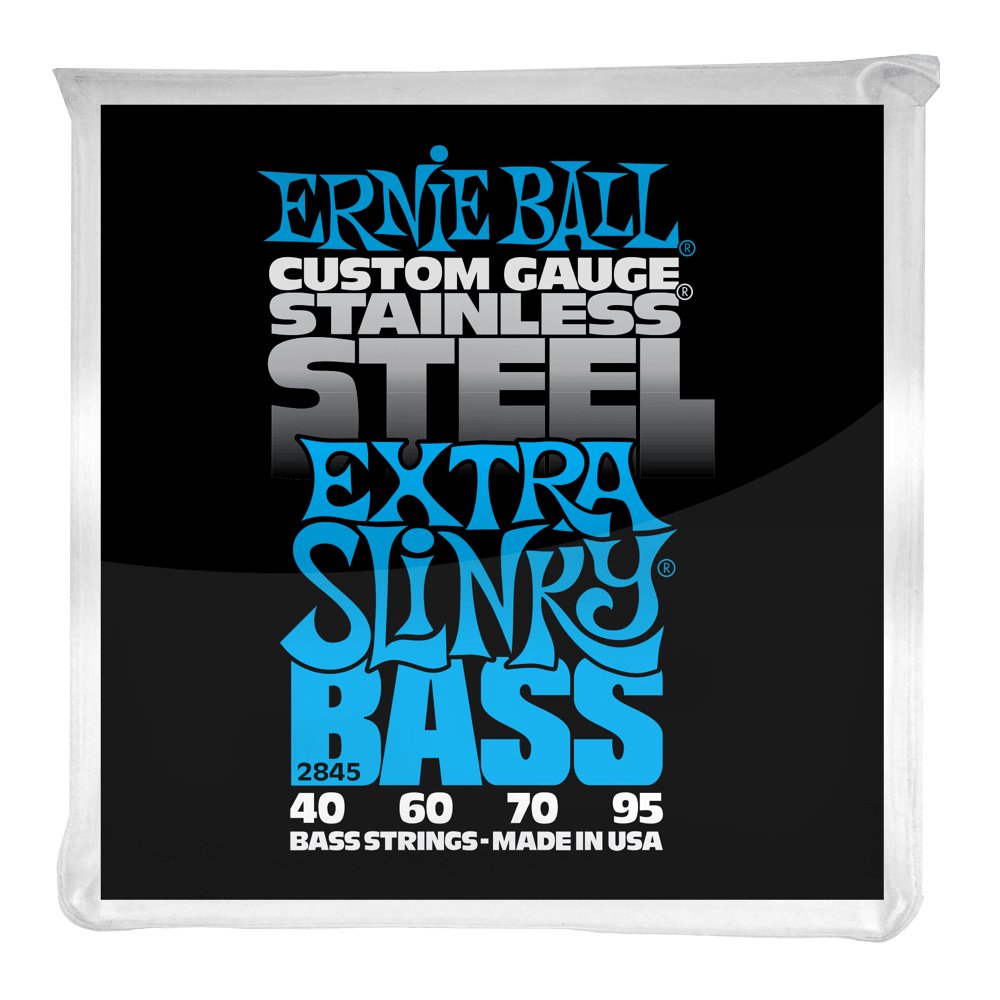 Ernie Ball Custom Stainless Steel Bass Strings - Bass Strings - Ernie Ball