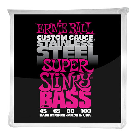Ernie Ball Custom Stainless Steel Bass Strings - Bass Strings - Ernie Ball