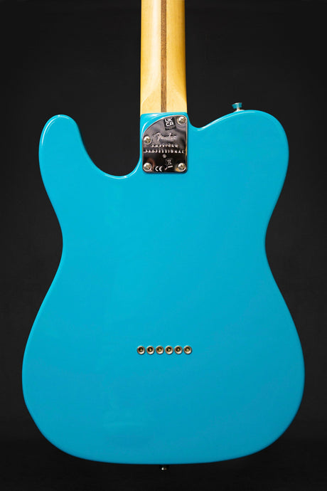 Fender American Professional II Telecaster Miami Blue 22' (Pre - Owned) - Electric Guitars - Fender