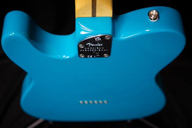 Fender American Professional II Telecaster Miami Blue 22' (Pre - Owned) - Electric Guitars - Fender
