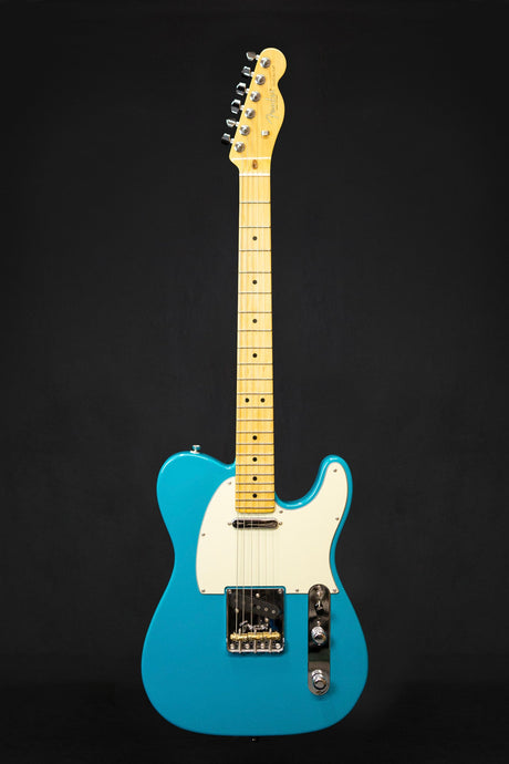 Fender American Professional II Telecaster Miami Blue 22' (Pre - Owned) - Electric Guitars - Fender