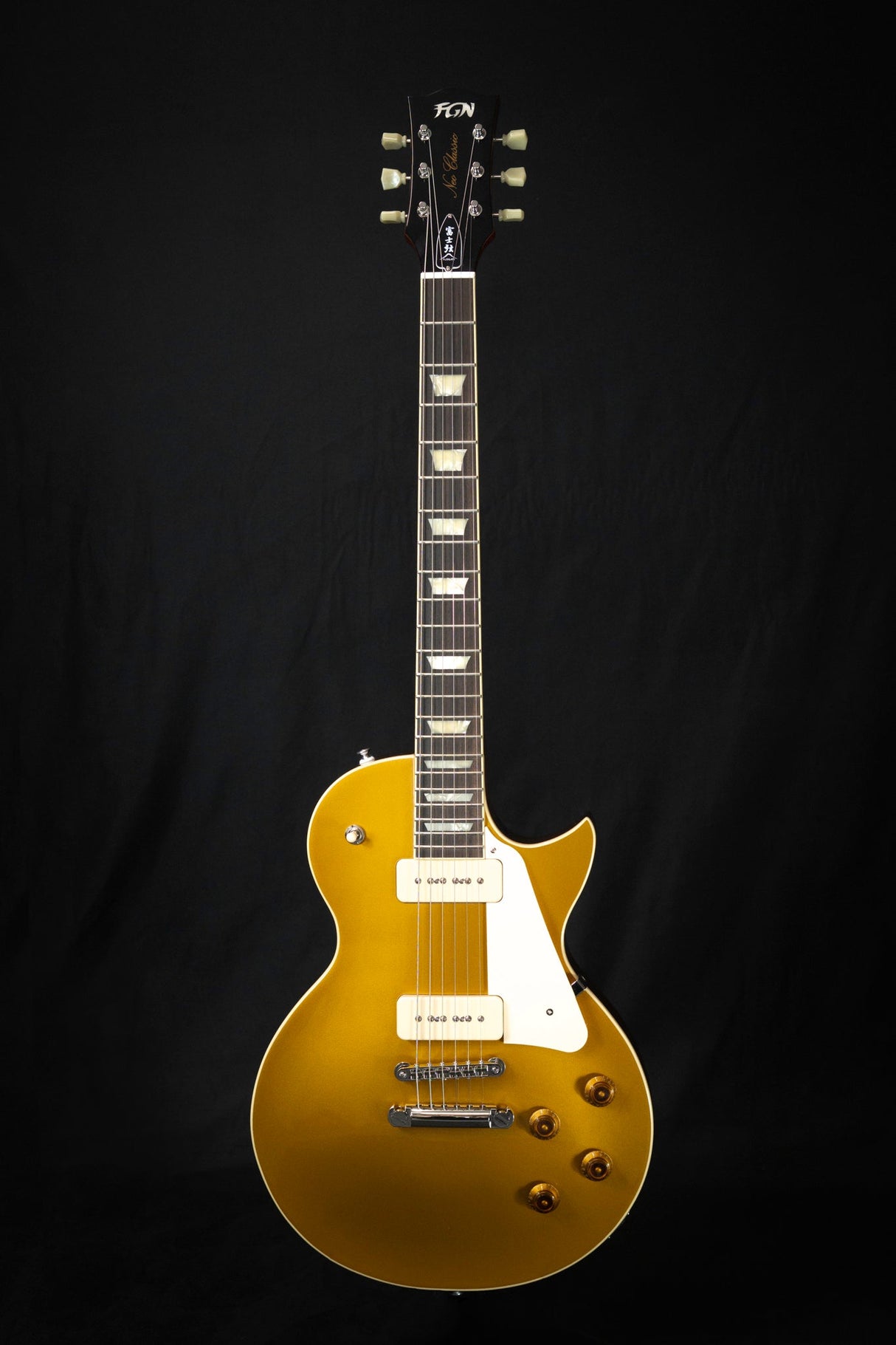 FGN Neo Classic Gold Top - Electric Guitar (Made in Fujigen) - Electric Guitars - FGN