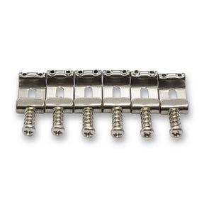 Folded Titanium Saddles (Various String Spacings) - Parts - WM Guitars