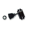 Gotoh SD90 Black Machine Head Set SLB Tulip Buttons 3L/3R - Parts - Gotoh