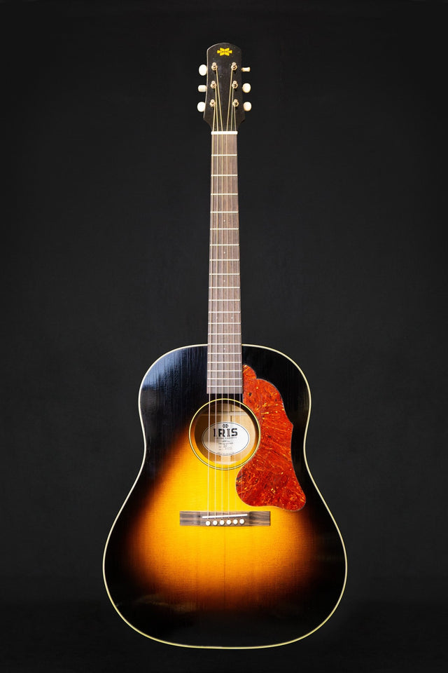 Iris DF Burst Model Sloped Shouldered Dreadnaught Acoustic Guitar - Acoustic Guitars - Iris