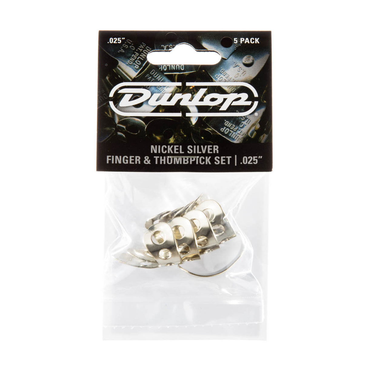 Dunlop Nickel Silver Thumb & Fingerpick Set - .025"