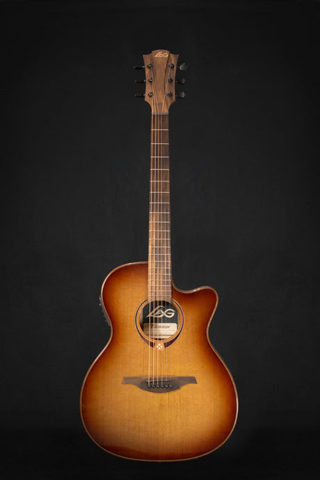 Lâg Tramontane 118 Slim Electro Acoustic Guitar (Brown Shadow) - Acoustic Guitars - Lâg